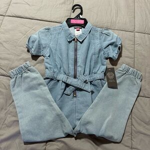 Vince Camuto Light Blue Jumpsuit with Belt